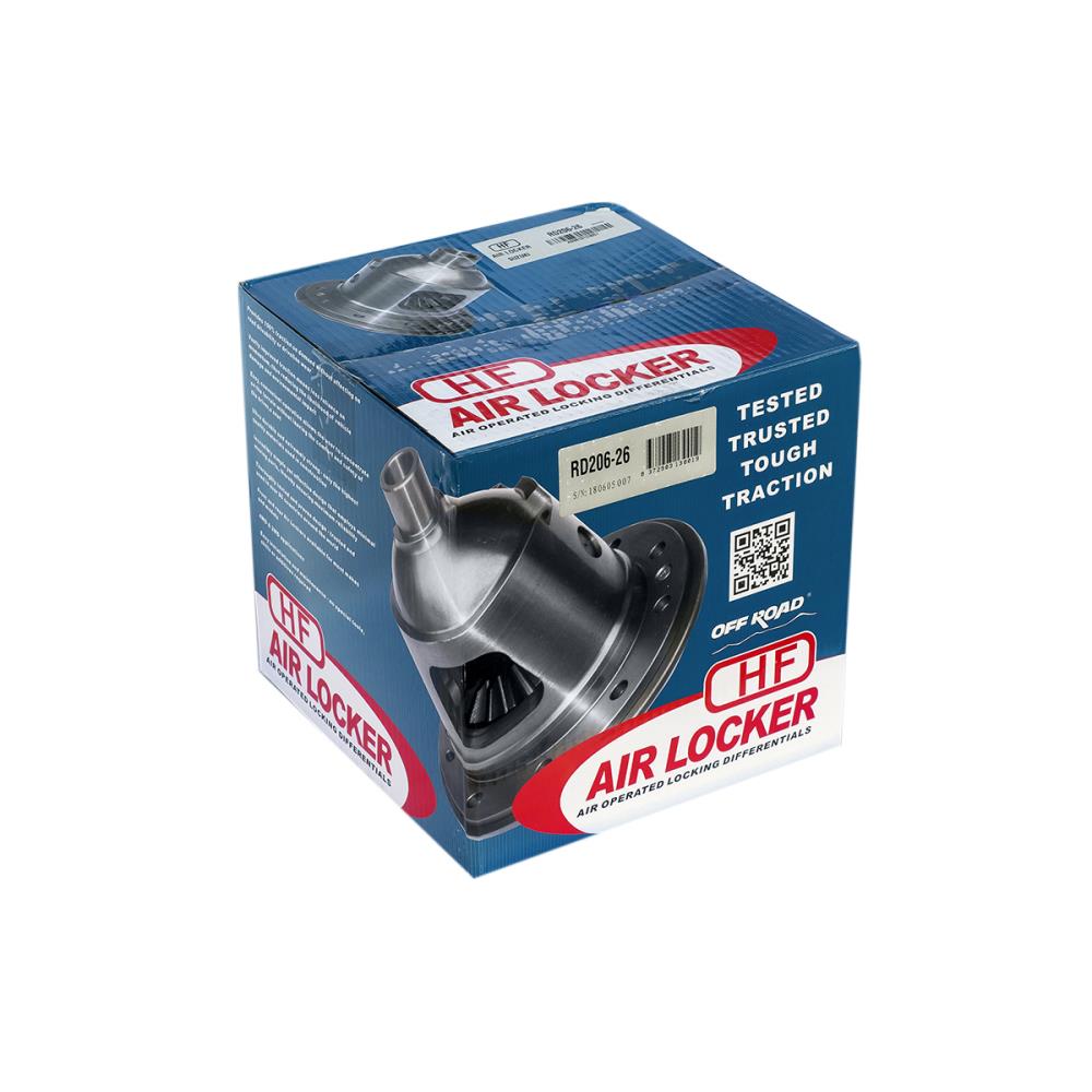 Блокировка переднего дифференциала HF пневматическая без компрессора Suzuki Jimny 2003+, 26 шл., 10 болтов, 6"RG